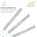 Fentanyl Testing Strips - multi urine test - Overdosereduction.com