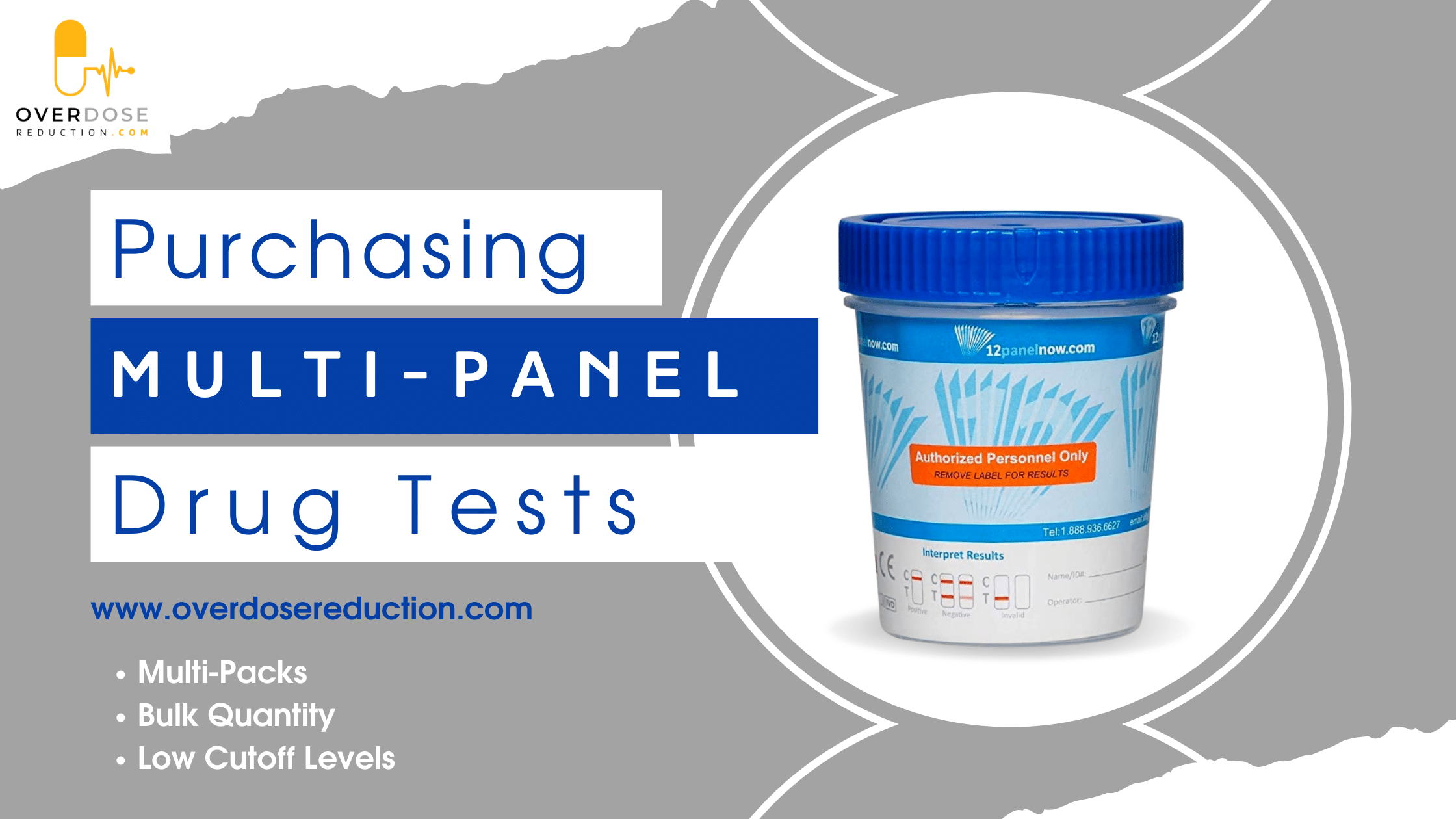 16 Multi Panel drug test cup