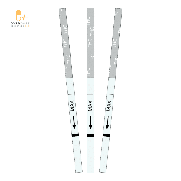Thc - Marijuana - front test strips - Overdosereduction.com