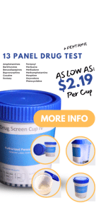 Fentanyl multi-panel drug test cup - Overdose Reduction