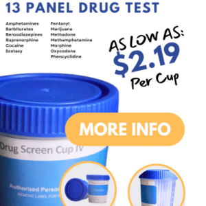 Fentanyl multi-panel drug test cup - Overdose Reduction