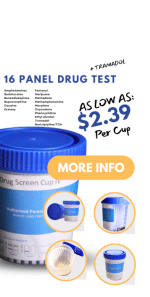 Multi-Panel Drug Test Cup with Fentanyl, EtG, and Tramadol Detection (16 Panel) - overdosereduction.com